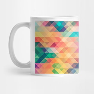 Colorful Prismatic Triangles Mug